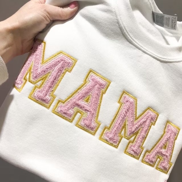 Mini Zig Zag Outline Double Applique Font