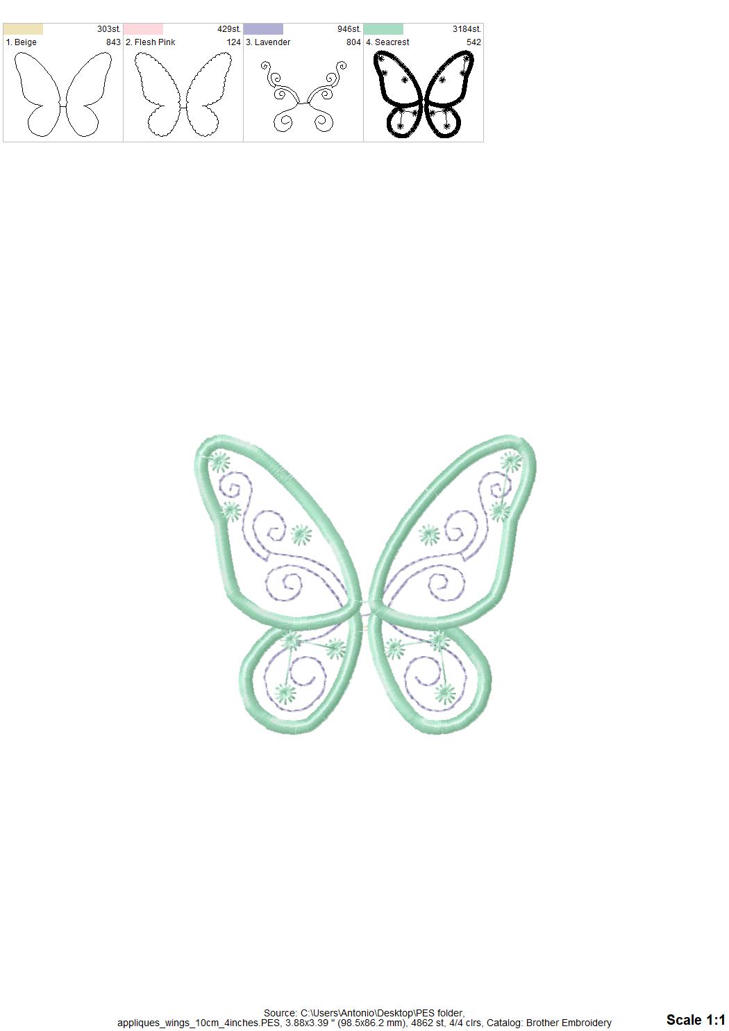 Fairy Butterfly Wings