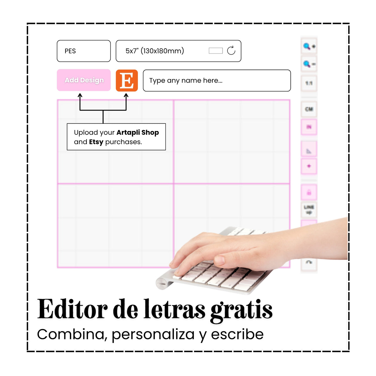 Editor de letras gratis