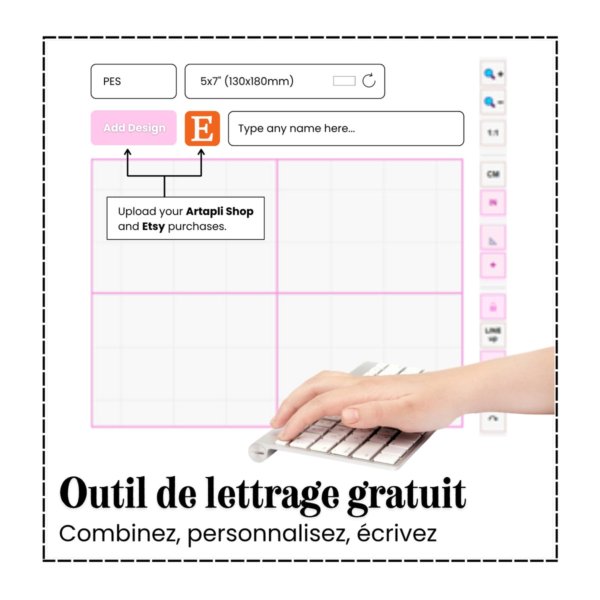 Outil de lettrage gratuit