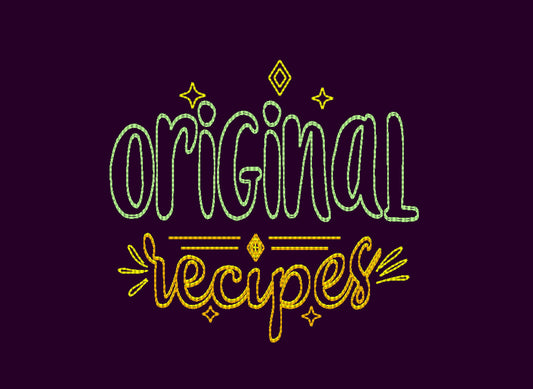 Kitchen lovely quotes 6 designs pack machine embroidery designs for