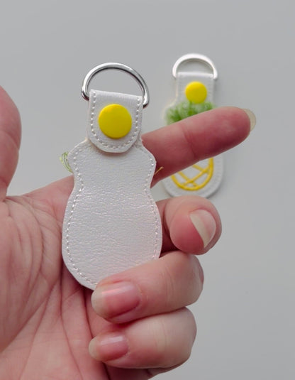 Fringed Pineapple Keychain