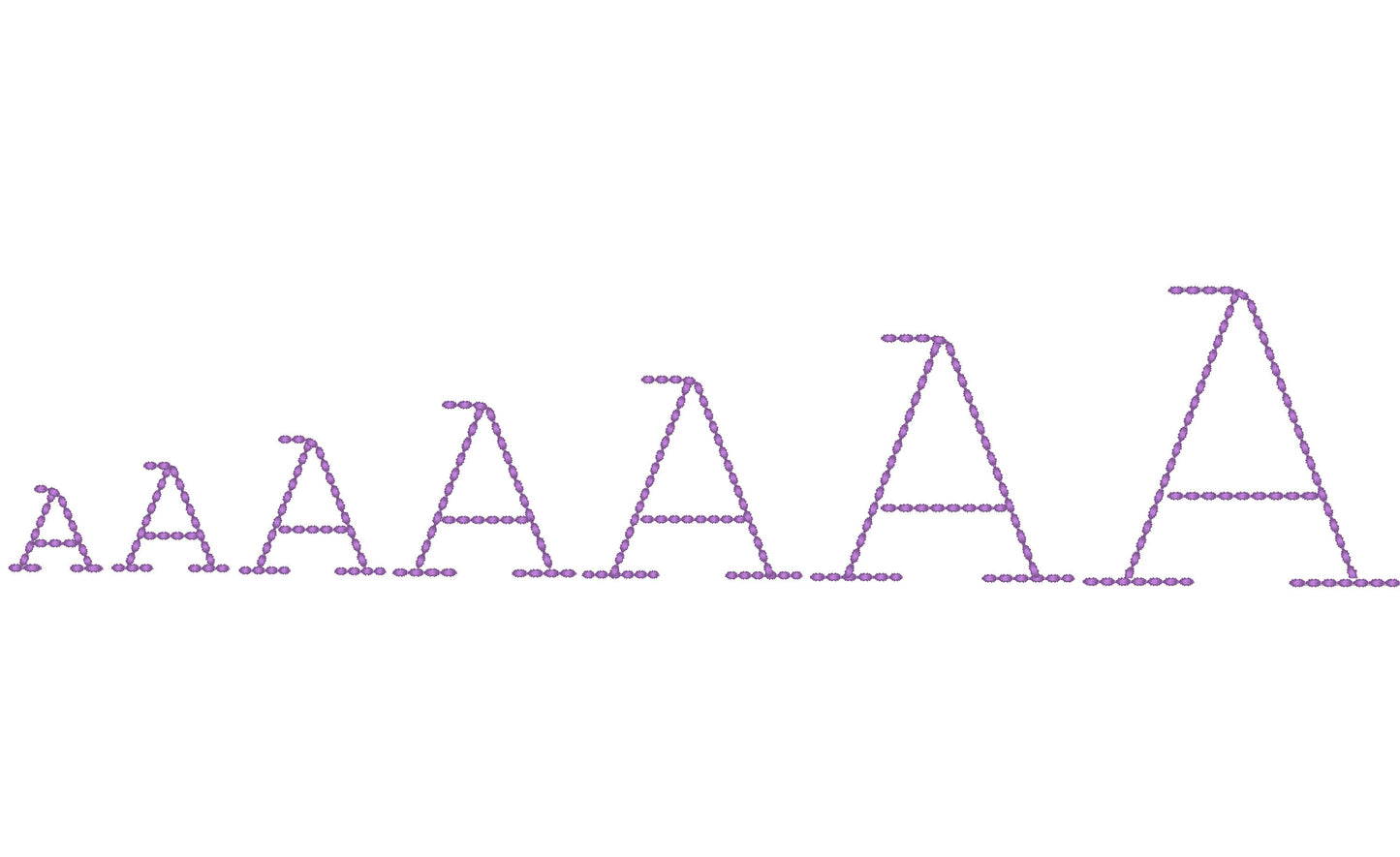 Hand Stitch Effect Font Nolan