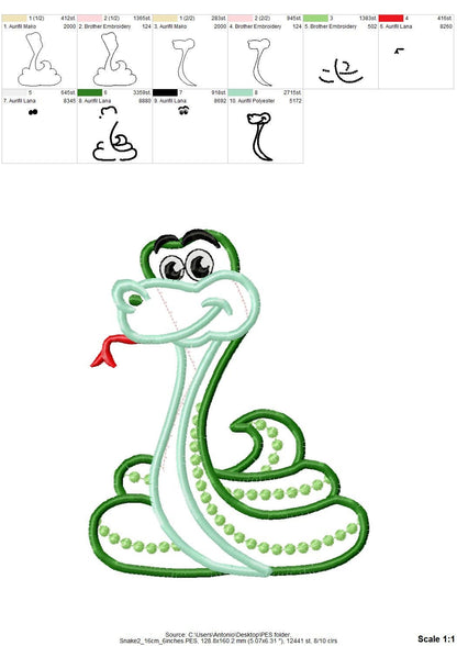 Snakes Set Of 2 Single Snake