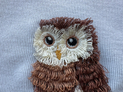 Fringed Cute Fluffy Owl