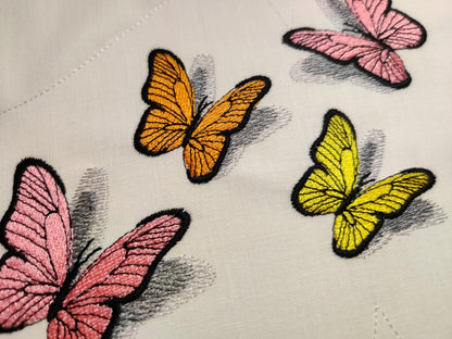 Mini Realistic Butterfly with Shadow