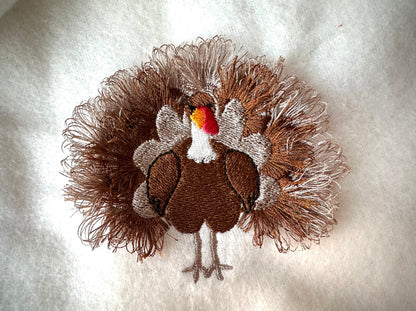 Mini Fringed Thanksgiving Turkey