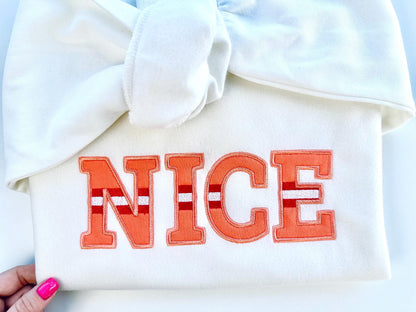 Striped FONT Applique Sports stripes alphabet monogram letters Block