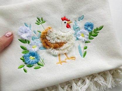 Fringed Floral Chicken