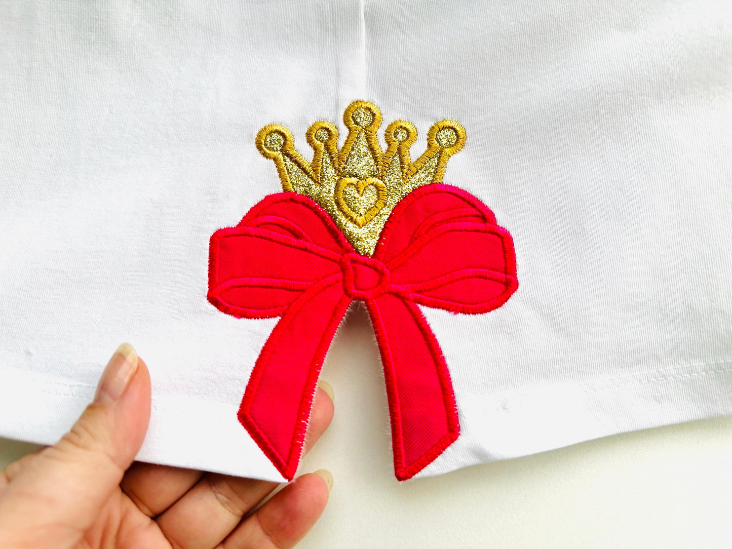 Bow and Princess Crown Diadem Tiara