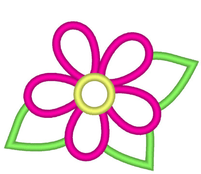 Summer, beautiful flowers applique collection / 3 different types &