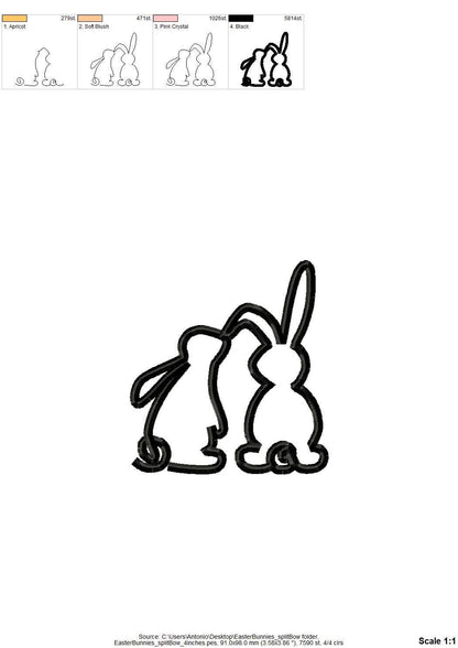 Easter Bunny Split Side Seam