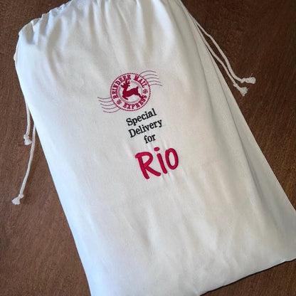 Reindeer Mail Express Christmas Sack Stamp