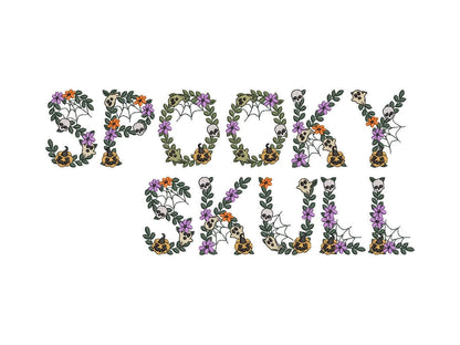 Spooky Skull Halloween Font