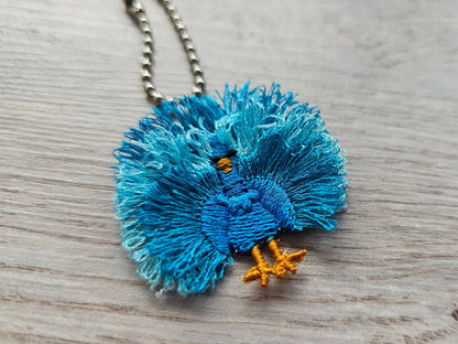 Fringe Peacock Earrings Charm