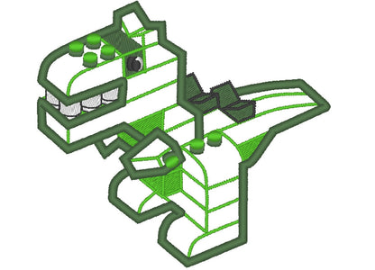 Boys Bricks Dinosaur T-Rex