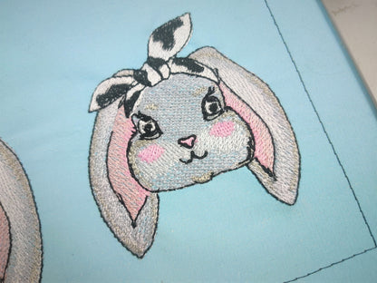 Patterned Bunny 3 in a row