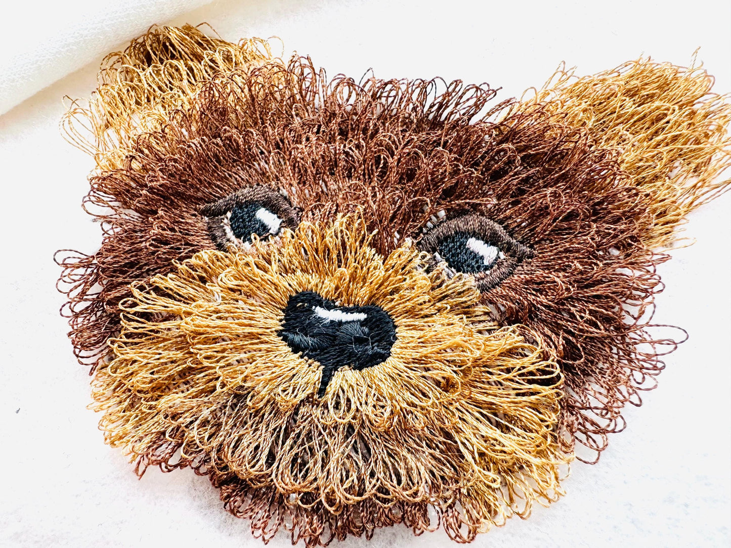 Fringed Little Dog Puppy Face