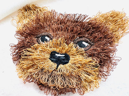 Fringed Little Dog Puppy Face