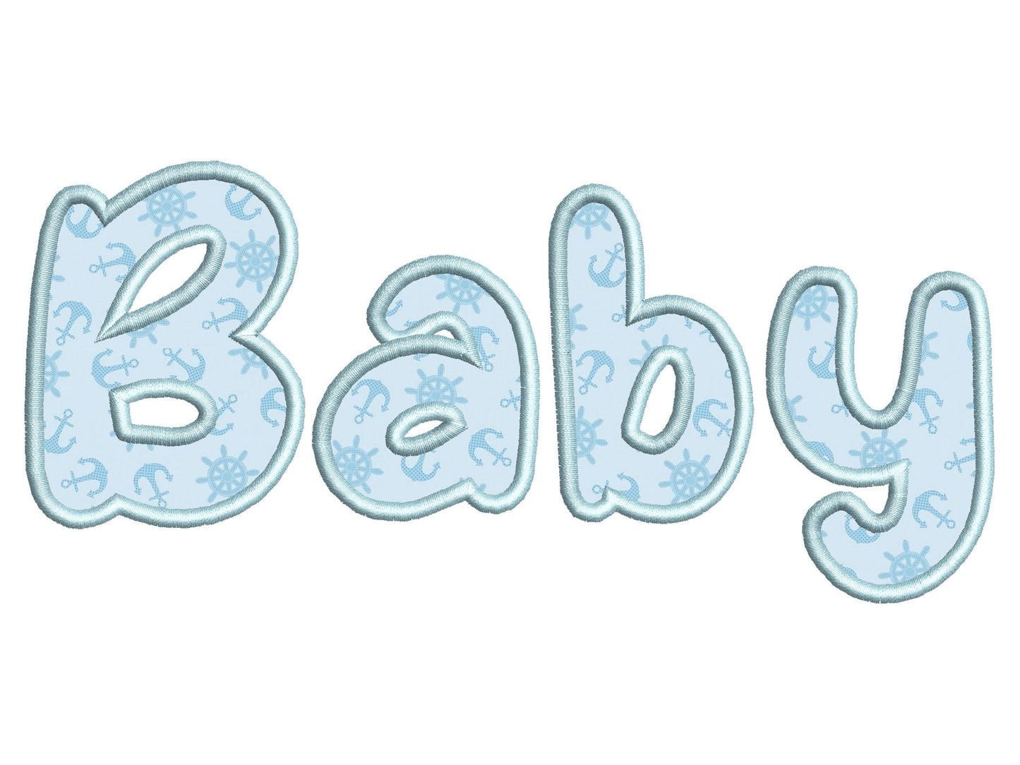 Baby Applique Font