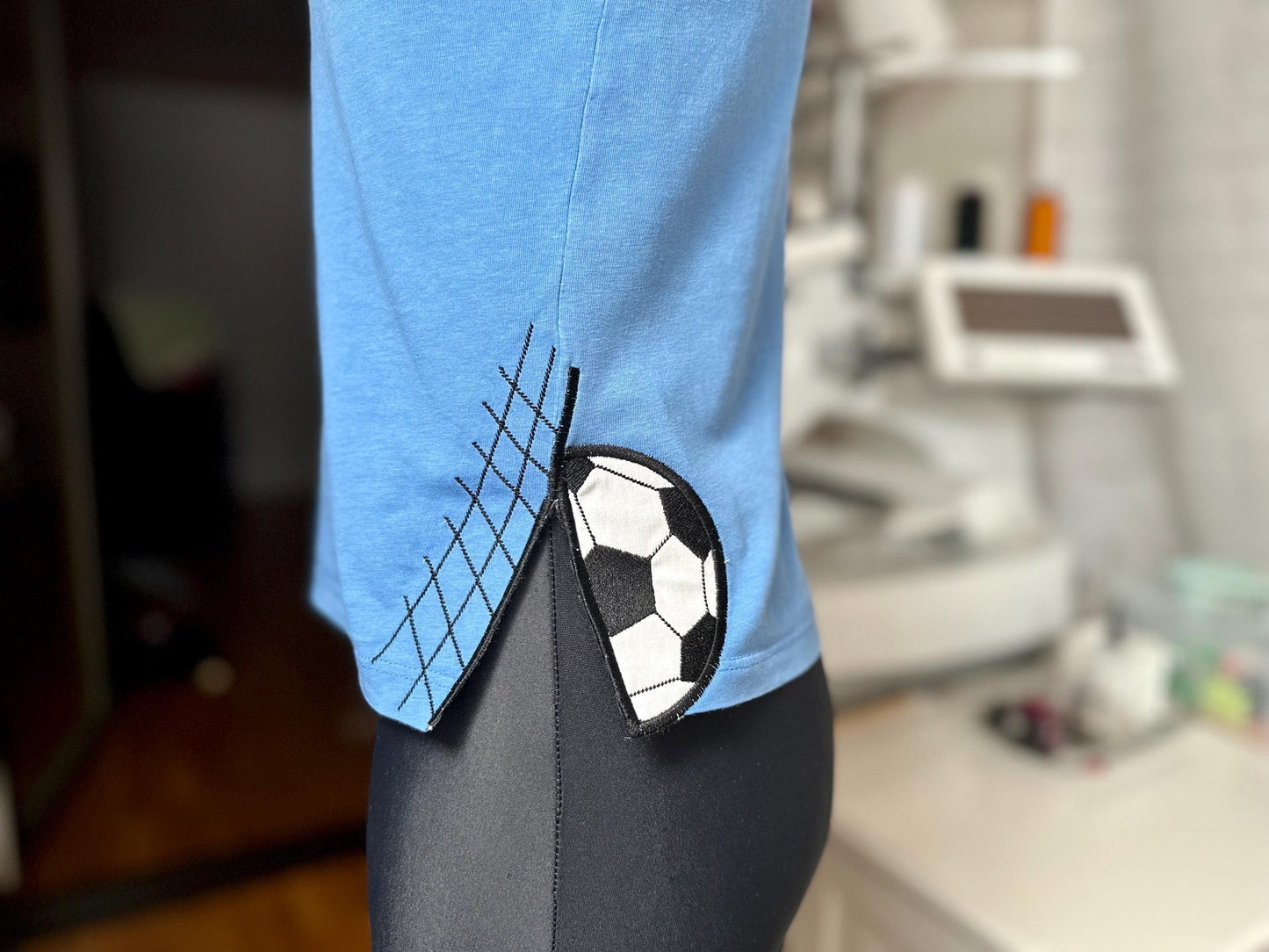 Sports Soccer Ball Split Side Seam