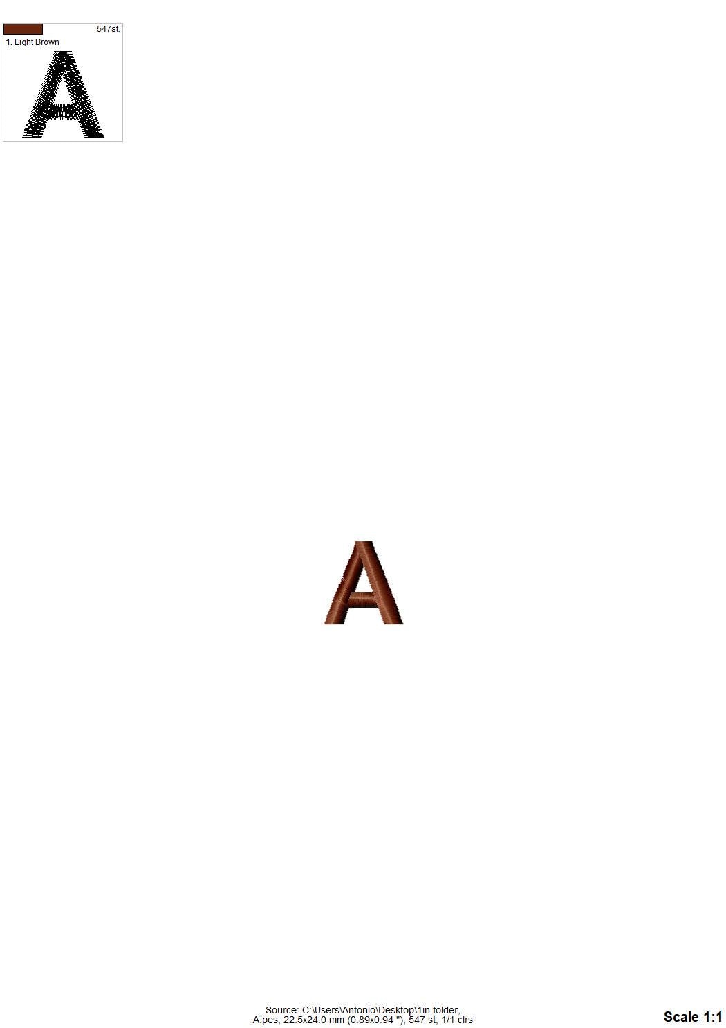 Satin stitch Mini Block Font machine embroidery designs tiny small