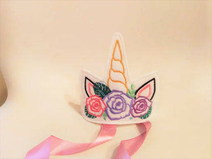 Birthday Unicorn Mask Crown ITH