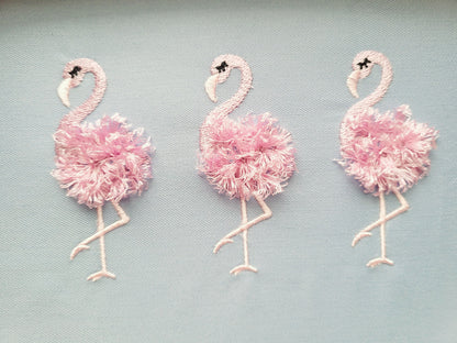 Mini Single Fringed Flamingo