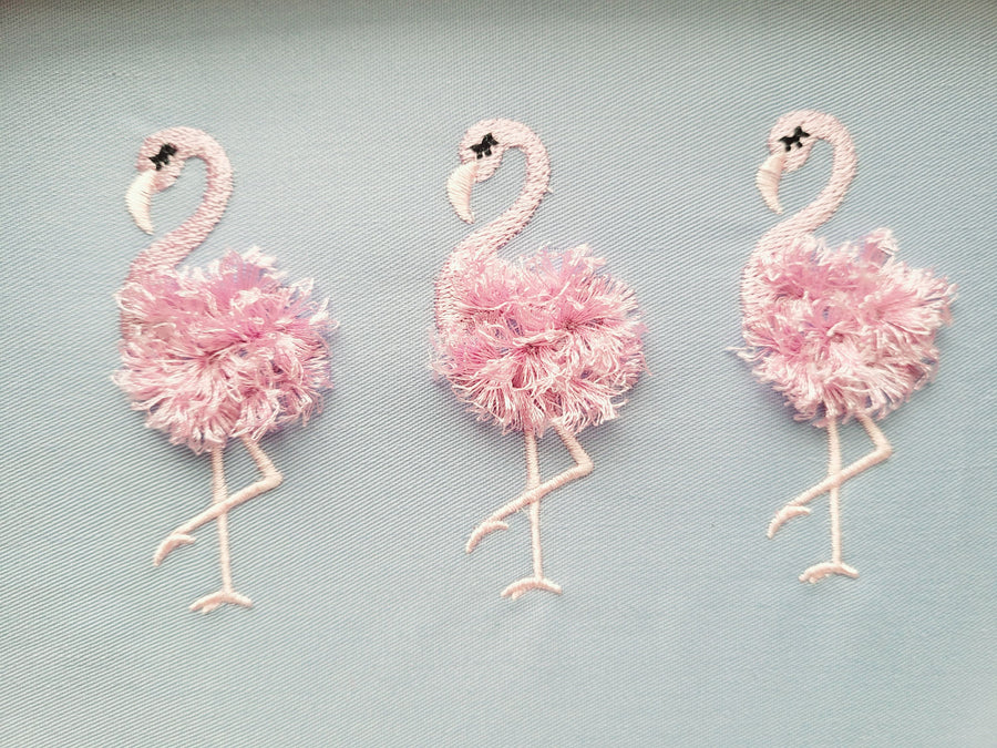 Mini Single Fringed Flamingo