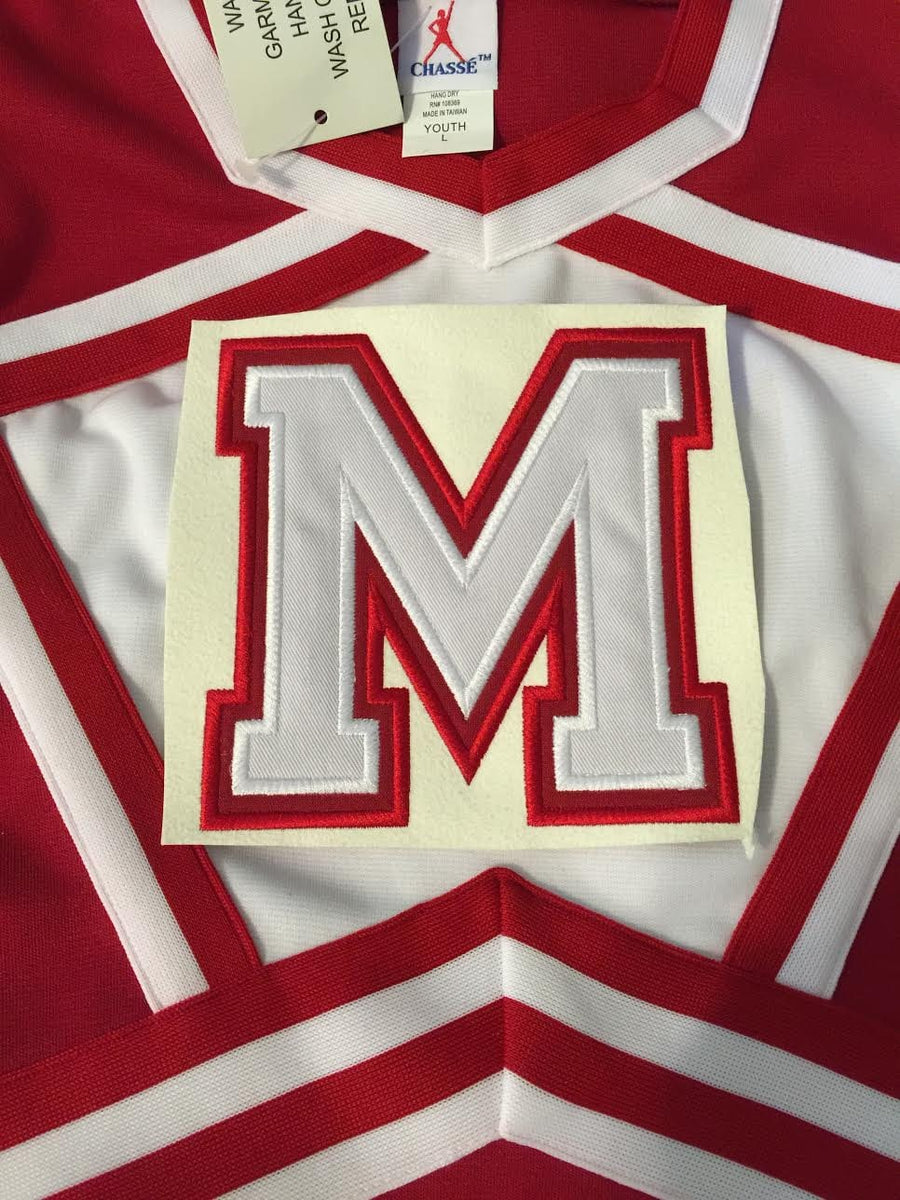 Double Applique Athletic Sport Font