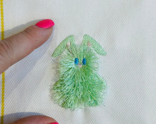 Fringed Easter Bunny Set of 3