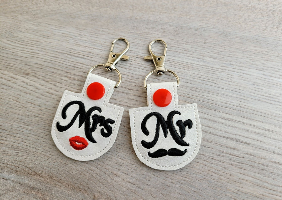 Mr and Mrs Keychain