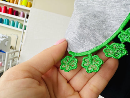 Shamrock Clover FSL Split Side Seam