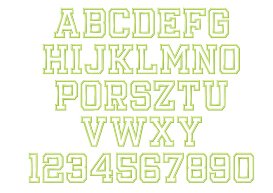 Varsity Athletic Sport High School Font