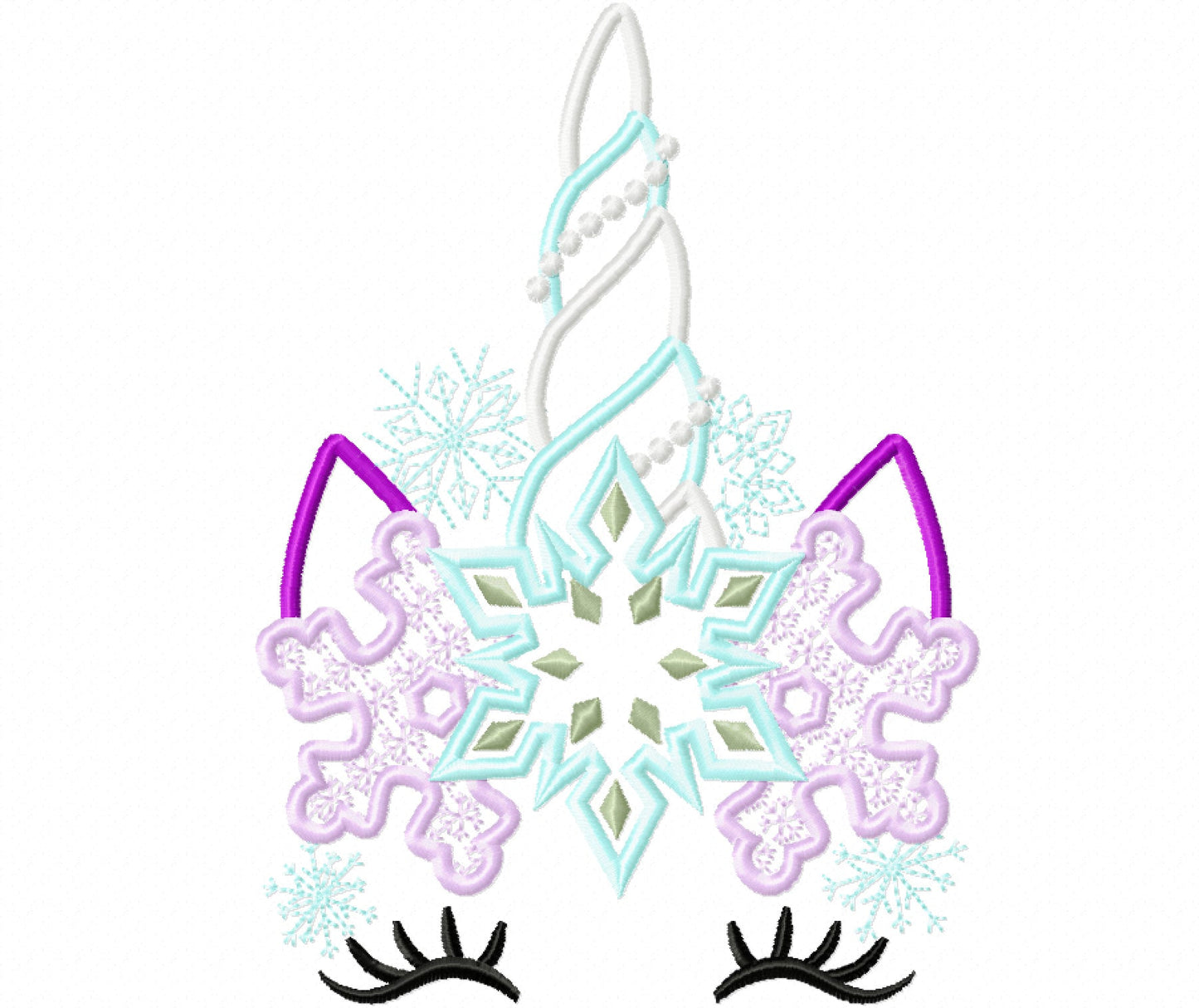 Frozen Unicorn Snowflake Crown