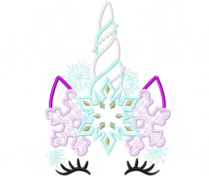 Frozen Unicorn Snowflake Crown