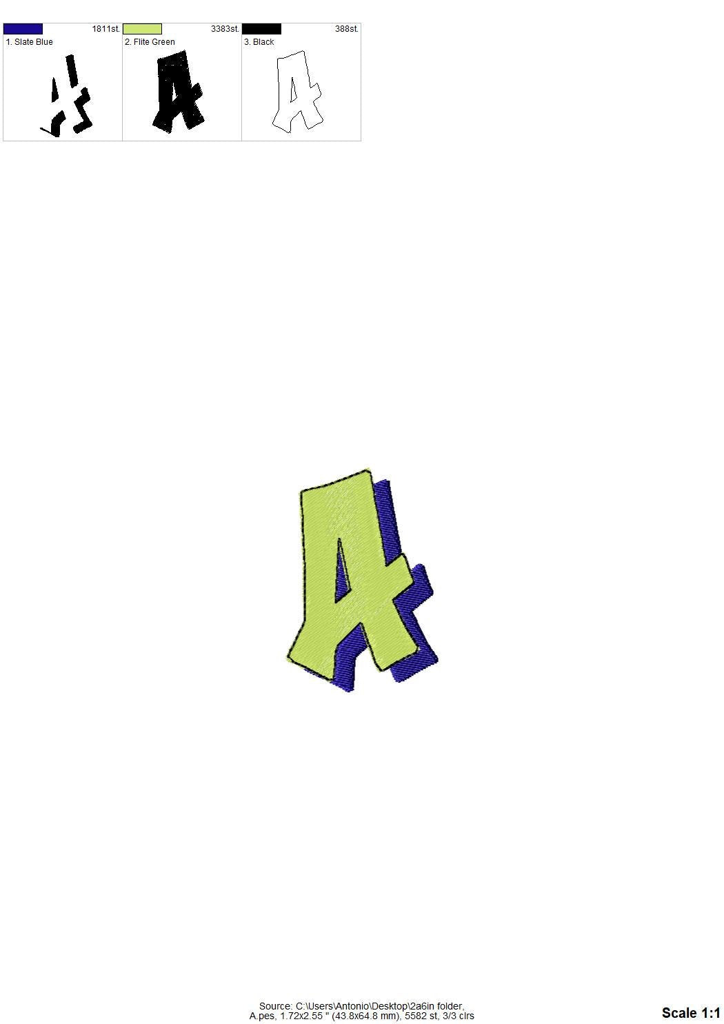 Graffiti Street Art Shadow Font