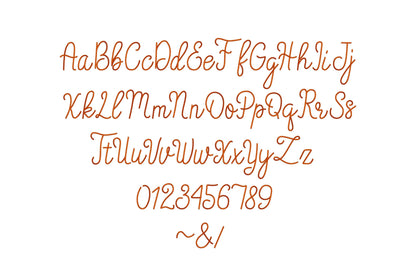 Handwritten Rope Stitch Font Sandy