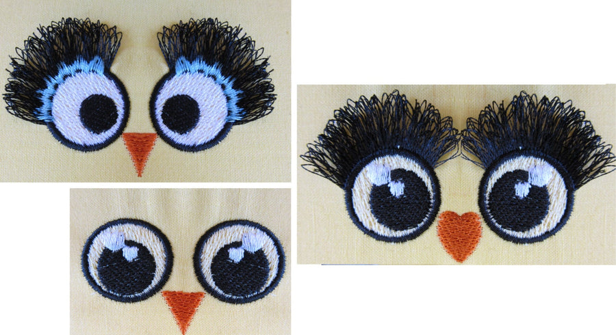 Owl Doll Eyes Fringed Eyelashes