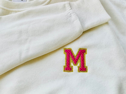 Waffle Glitter HTV Vinyl Sport Font