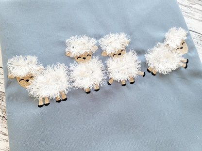 Cute Little Fringed Sheep Lamb