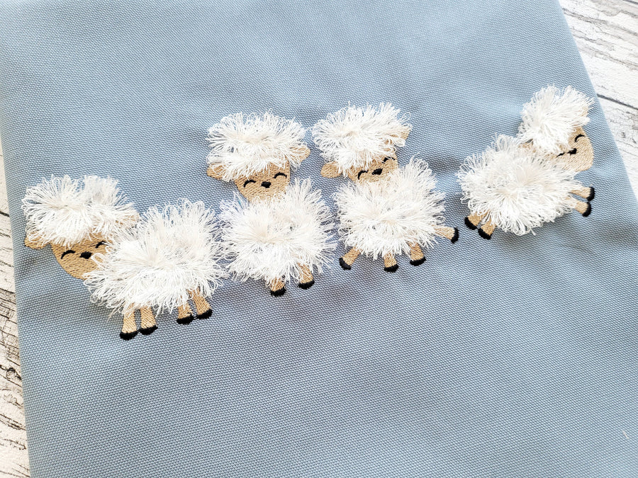 Cute Little Fringed Sheep Lamb