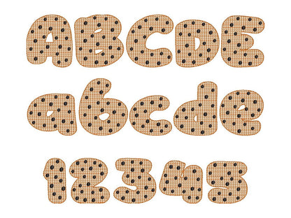 Cookie with Choco Crisps Font