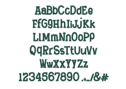 Original Fringed Font