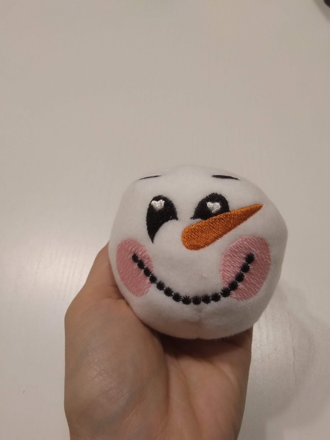 Snowman Face Snowball ITH