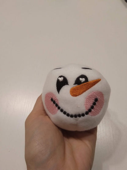 Snowman Face Snowball ITH