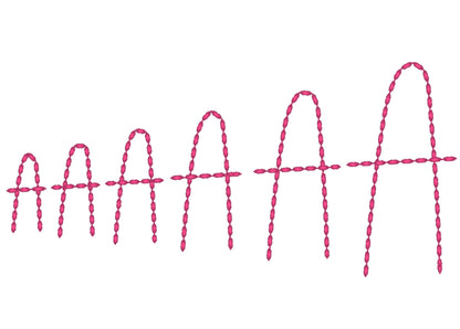 Hand Stitch Effect Font