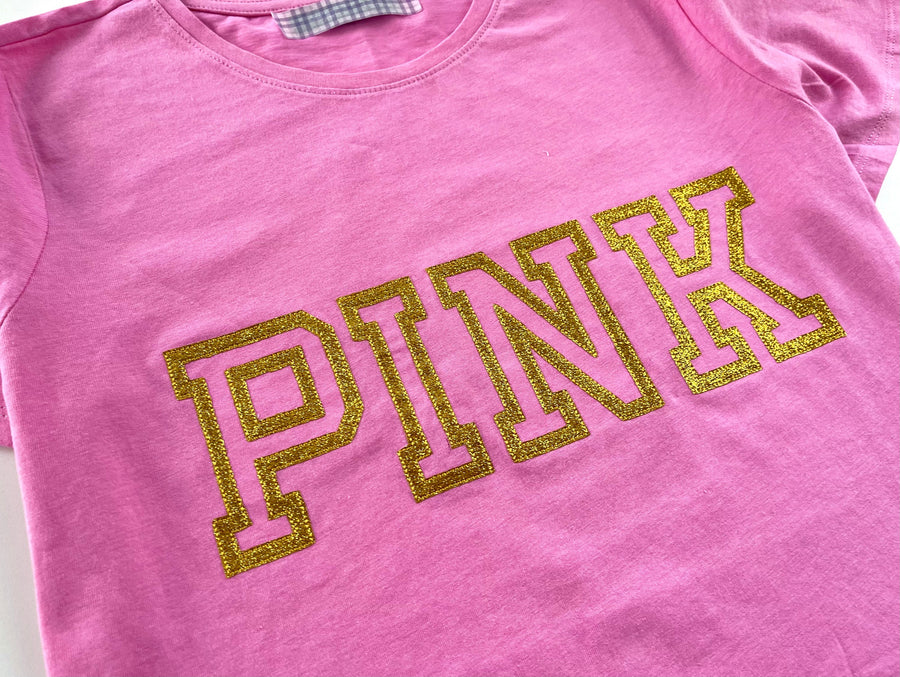 Varsity Block Sport Glitter HTV Vinyl Font Applique