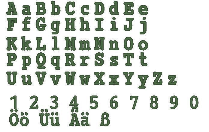 Split Athletic Collegiate Number Applique