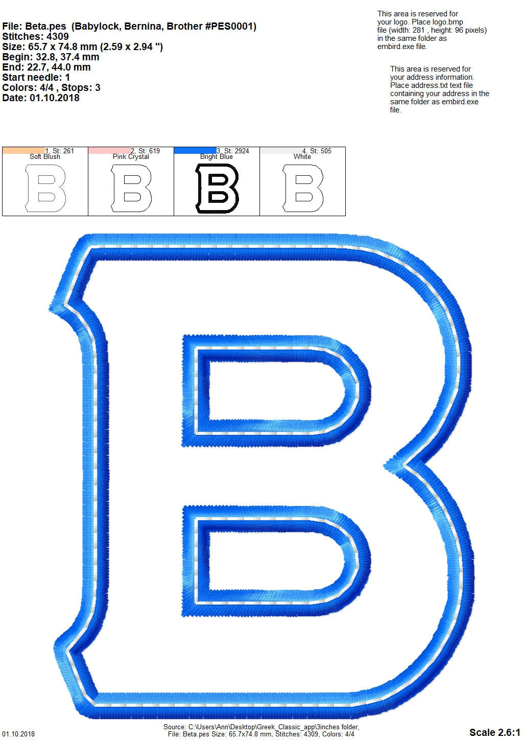 Sororities Greek Font Applique